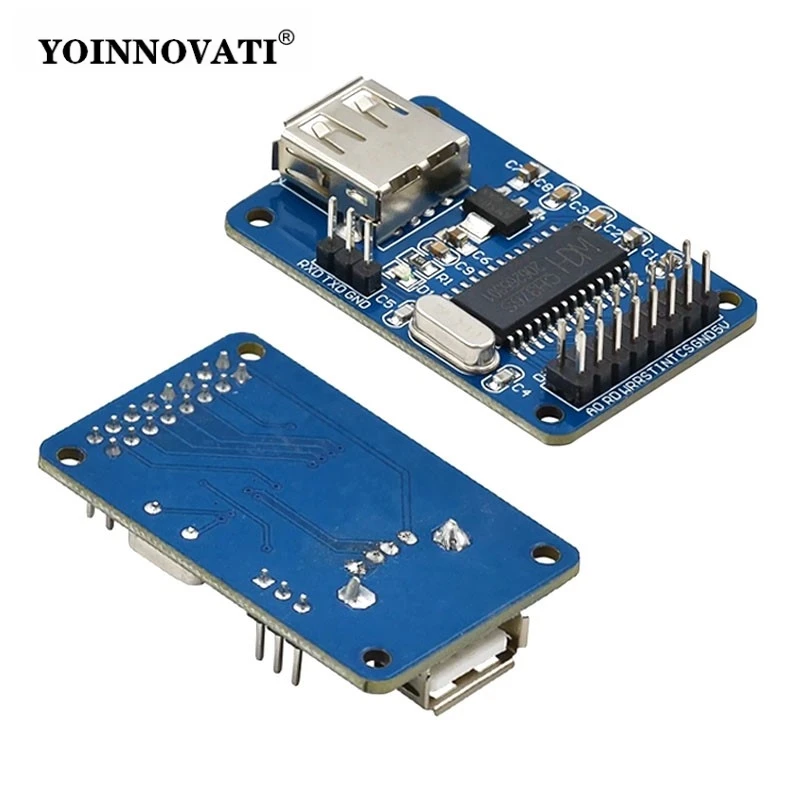 CH376S USB Host Controller Module - U Disk Read/Write Interface, Supports 12MHz Control Transfer & File Management
