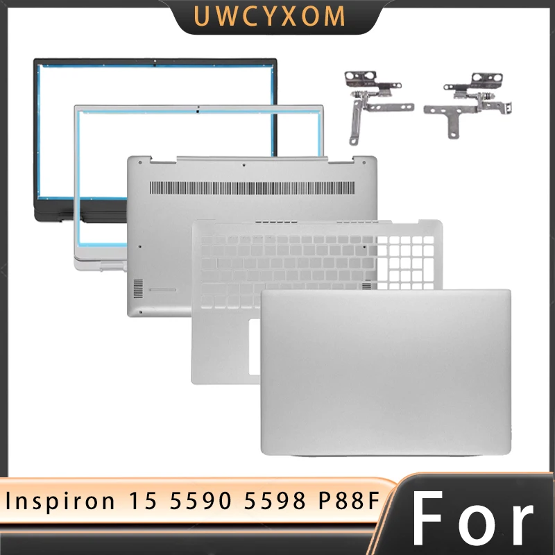 

NEW Replacement Case For Inspiron 15 5590 5598 P88F Laptop LCD Back Cover Front Bezel Palmrest Bottom Case Top Cove 039T35 39T35