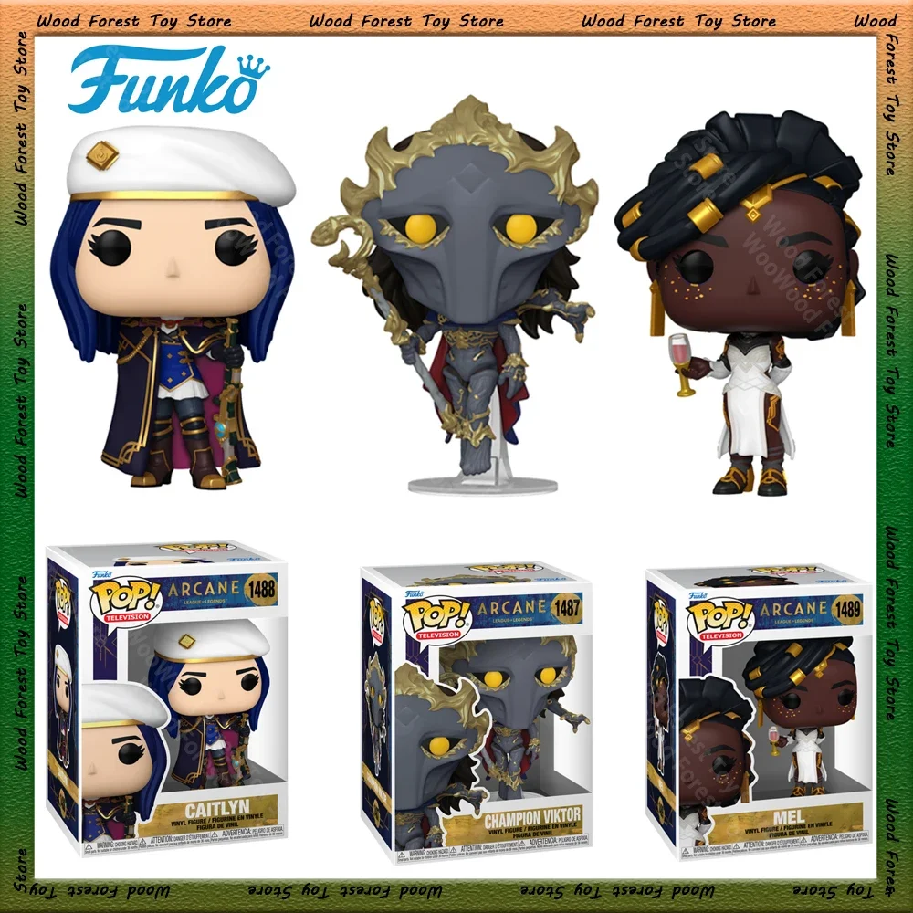 [Advance Booking] Original Funko Pop Arcane2 League of Legends Vinyl Anime Figurine Model Caitlin Maier Pioneer Victor Figurine