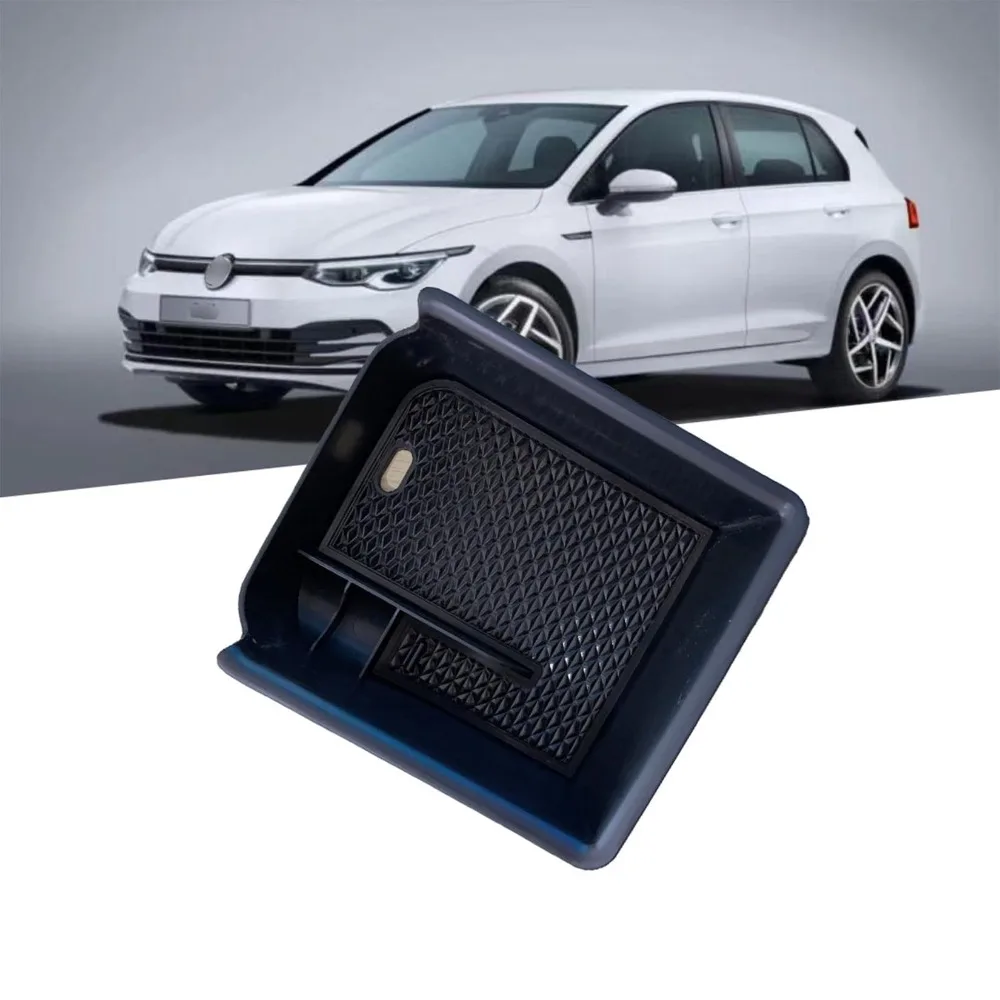 Car Center Console Armrest Secondary Organizer Tray for Volkswagen VW 8 Golf Mk8 GTI GTE GTD Alltrack R Variant 2020-2024