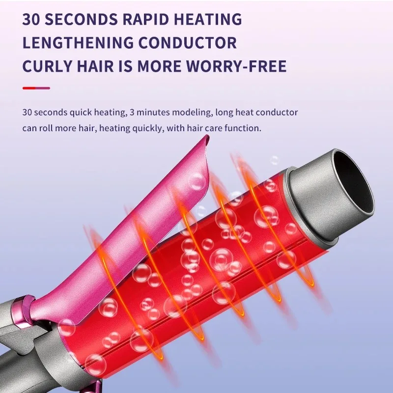 Kemei Large Barrel Curling Iron Professional Hair Wand Tool for Stylists Hair Curler for Tight Curls or Loose Waves Long-Lasting