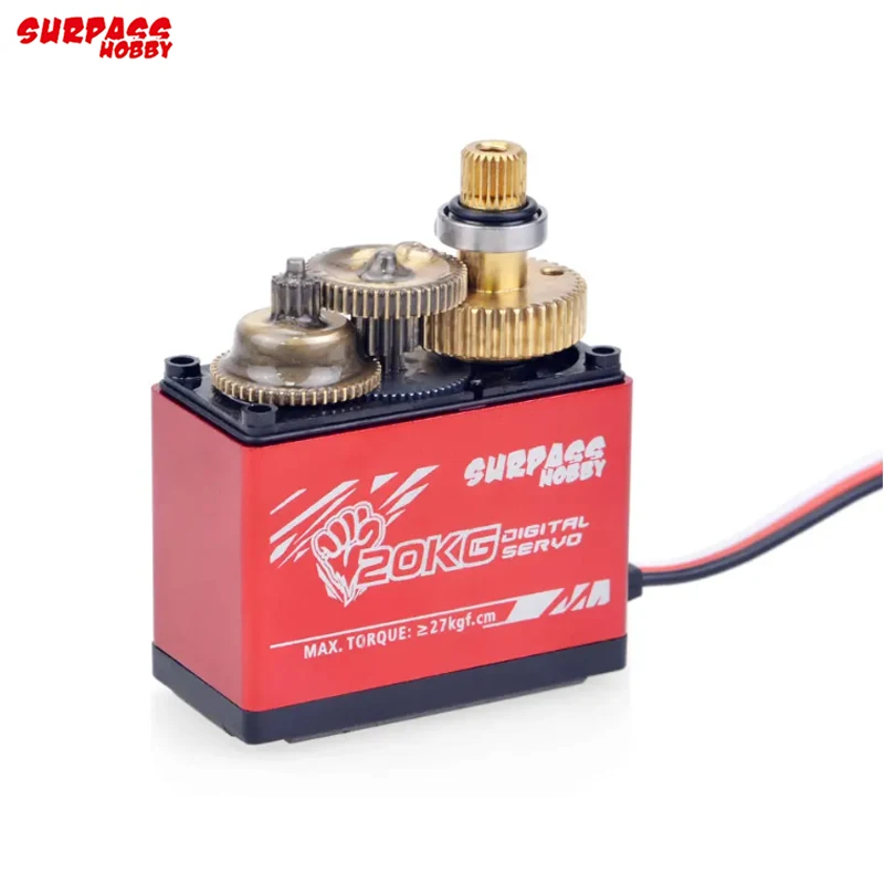 SURPASS Hobby S2000ML 20KG Servo de engranaje de Metal Digital Servo de coche RC para coche de alta velocidad avión barco RC Robot inteligente modelo RC