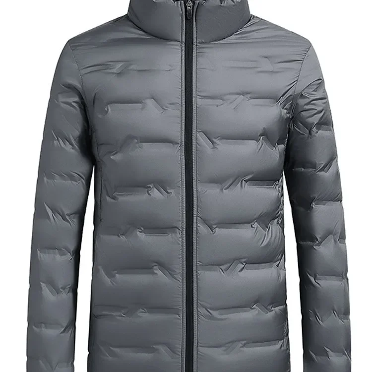 

Мужская пуховая куртка Graphene: теплосберегающая, легкая, с наполнителем из утиного пуха, воротник-стойка, для активного отдыха, осень-зима