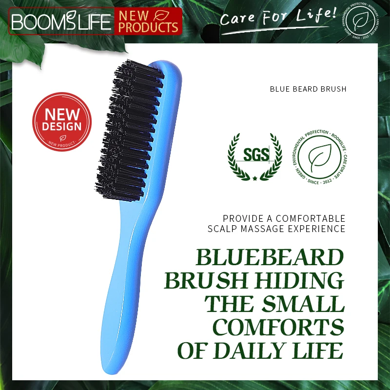 

Мужская бритвенная щетка на заказ с жесткой нейлоновой щетиной, деревянная щетка для бороды, расческа для ухода за бородой, деревянный гребень для бороды с деревянной ручкой, мужская расческа для бороды