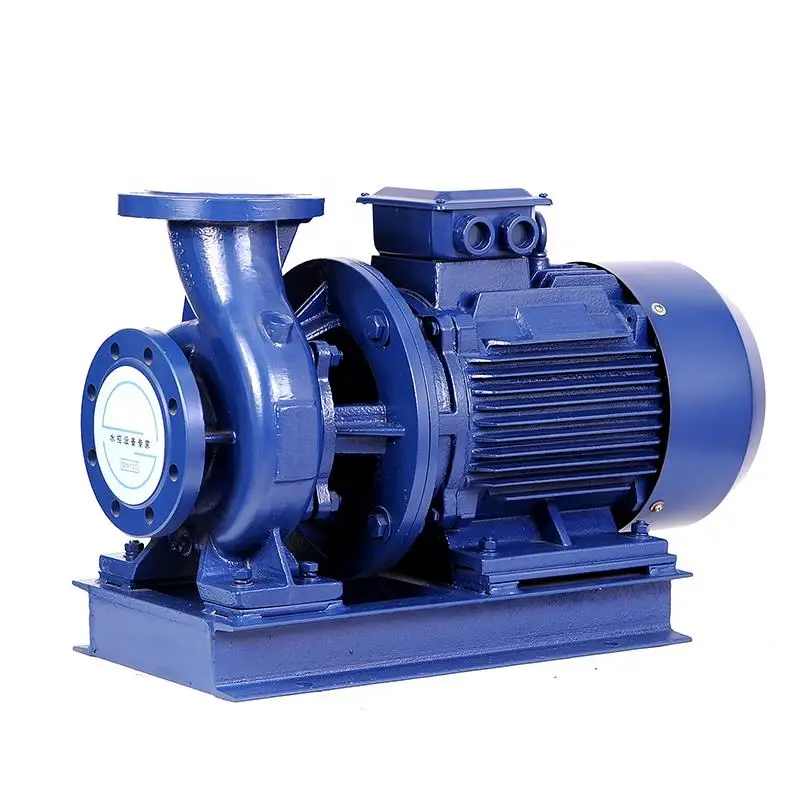 AOLI Direct Coupled Horizontal Cast Iron Flange Inline Centrifugal Pump Single Stage Industrial Water Booster OEM Equipment