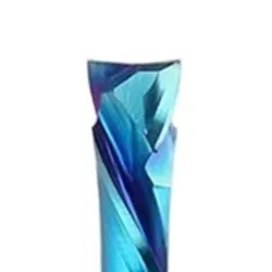 End Mill 2 Flute Up Down Spiral Router Bit 6.35mm Shank Carbide CNC Woodworking Milling For Groove Slot Dado