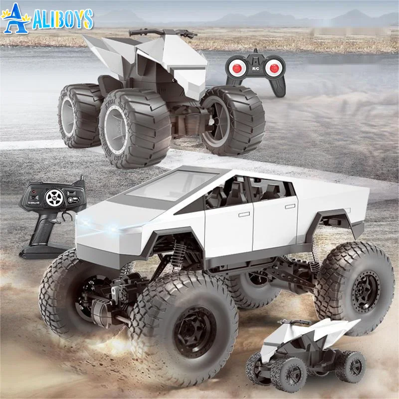 1/14 RC Pickup Truck High Speed Alloy Car Model Cross Country Motorcycle Shock Absorption Off-Road Vehicle Boy Toy Children Gift