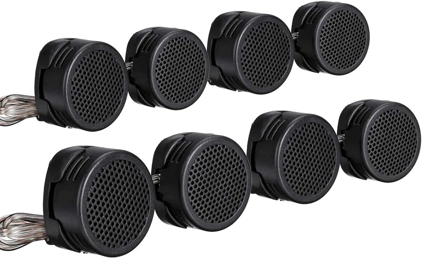 

Высокопроизводительные купольные твитеры с неодимовым шелковым куполом мощностью 500 Вт — 4 пары сверхвысокочастотных мини-автомобильных аудио