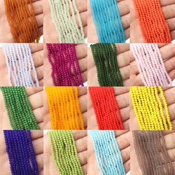 2x3MM Rondell Austria Faceted Crystal Glass Beads Matte Loose Spacer Beads For Jewelry Making Jewelry DIY Bracelet Necklace