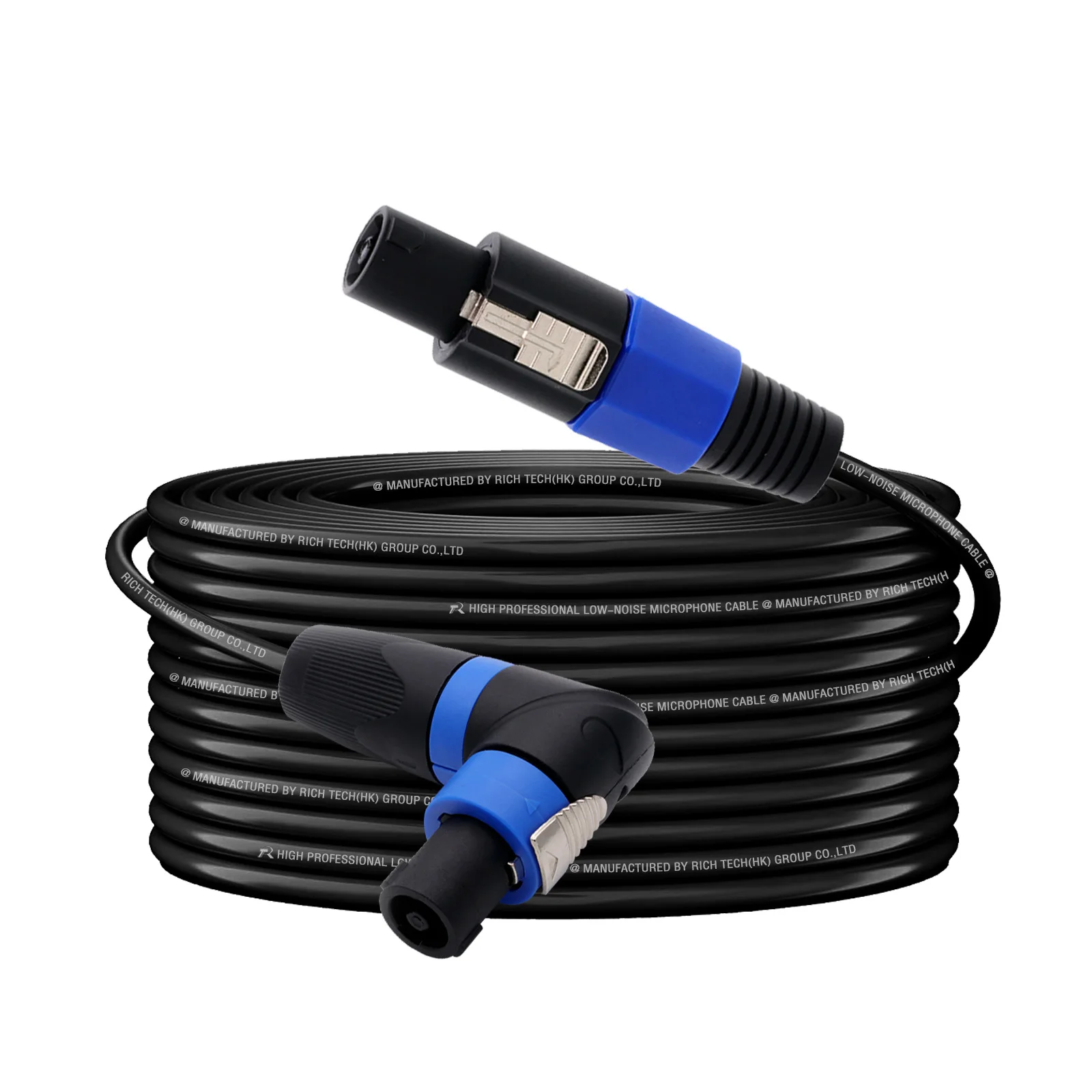 Gerades Speakon-zu-rechtwinkliges Speakon-Kabel, Pro-Audio-Verlängerungskabel PA/DJ-Lautsprecherkabel mit Drehverschluss für Audioverstärker – Detail 2