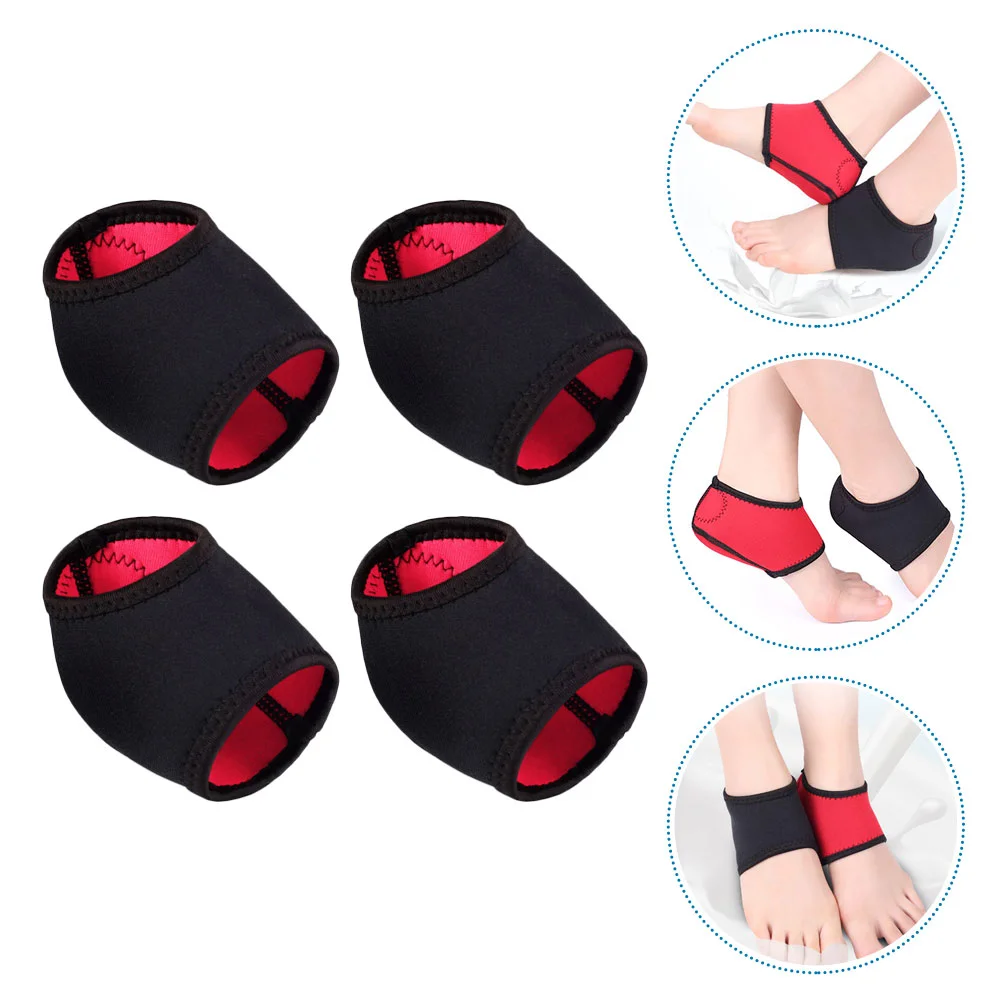 

2 Pairs Heel Support Socks Protector Non-slip Sleeve Men and Women Feet Cushions