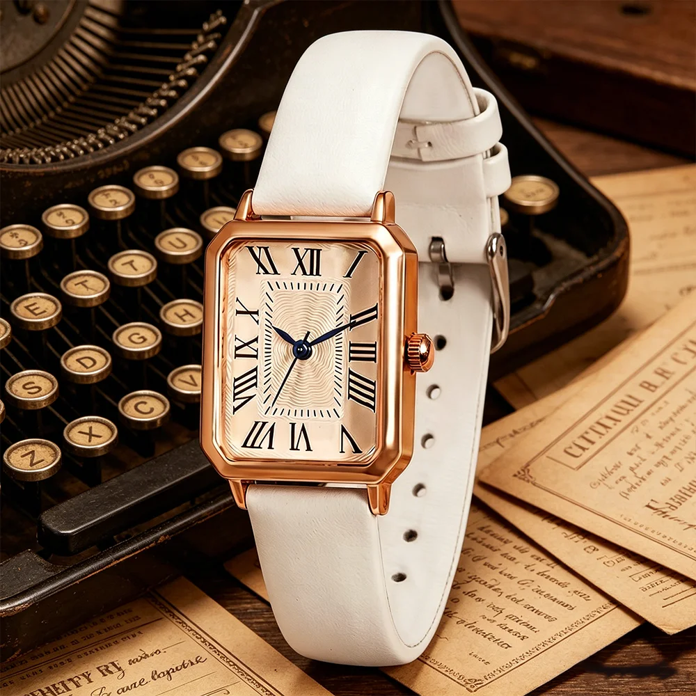 สายนาฬิกาหนังนิ่มบางเฉียบ สายร - Smartwatch Slim Watches For Men บทวิจารณ์และราคา