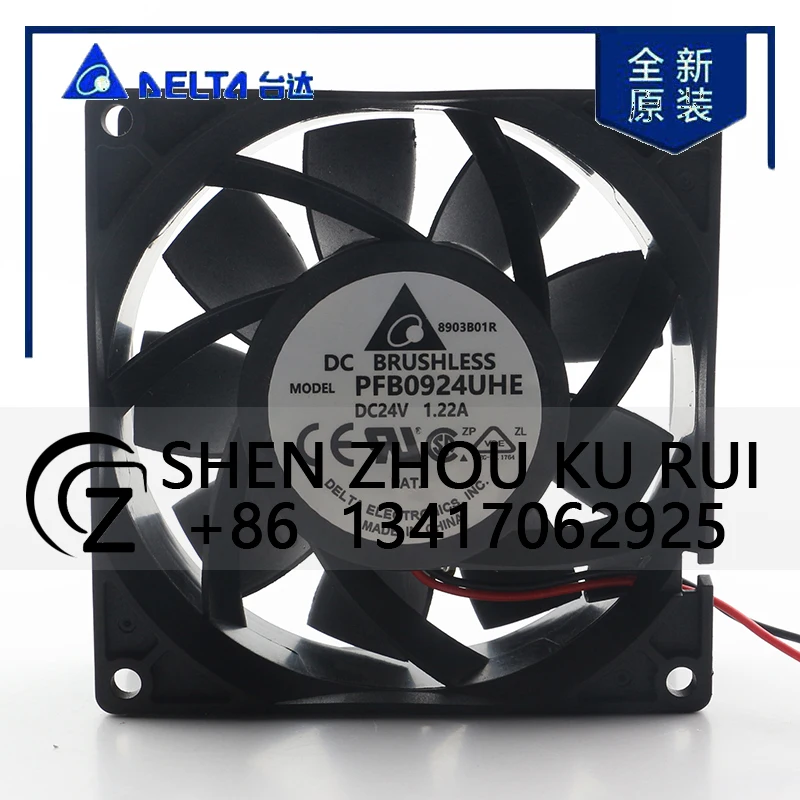 

Новый Delta 5 В 12 В 48 В постоянного тока 24 В 1,22 А AC EC 9038 90X90X38MM 9 см Прочный инвертор с шарикоподшипником большого объема воздуха PFB0924UHE охлаждающий вентилятор