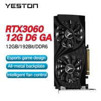 Yeston GeForce RTX 3060 RTX 3060 TI 12G Gaming Graphics Card 8GB GDDR6 192-bit HDMI DP PCI-E 4.0 8Pin Desktop New Video Card