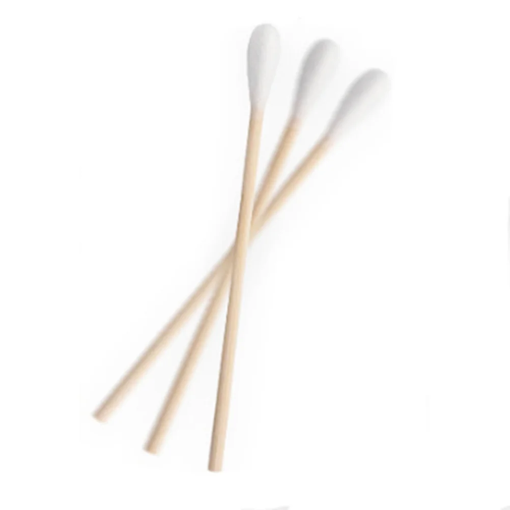 1000 Uds hisopos de algodón estériles palo de algodón desechable limpiador de heridas médicas uso seguro cara cuerpo limpieza de viaje absorbente de polvo