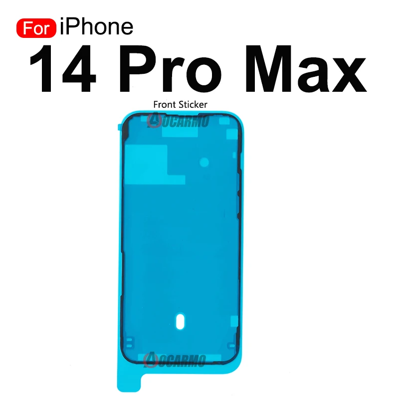 Adhesivo impermeable para pantalla LCD frontal de iPhone 14 Pro Max 14Pro, pegatina de pegamento para batería trasera