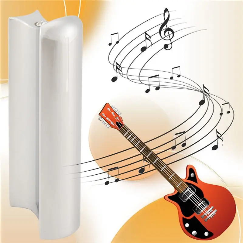 ABLB-Barra de tono deslizante de acero inoxidable para guitarra Dobro, guitarra Lap Steel, guitarra hawaiana, accesorios para guitarra eléctrica