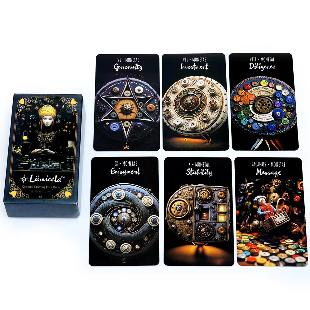 Lum Diego Spiritual Crafting Tarot Deck Oracle Card Fate Divination Freizeit Unterhaltung Familientreffen Tarot Card Brettspiel