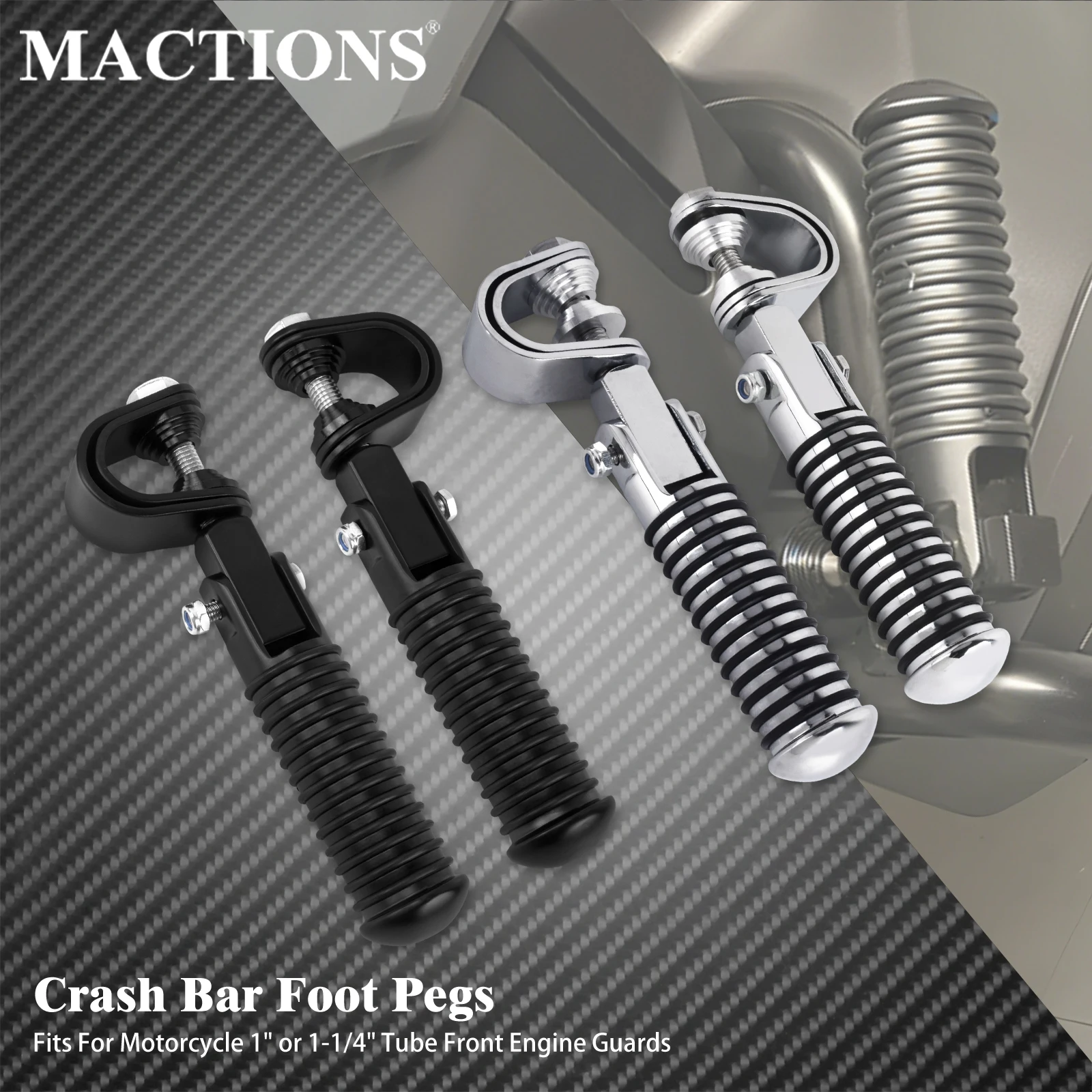 Universal Motorcycle 26mm-31mm Guard Rod Highway Peg Foot Pad Pedal Footrest Foot Pegs Pad For Harley Softail Touring Road King