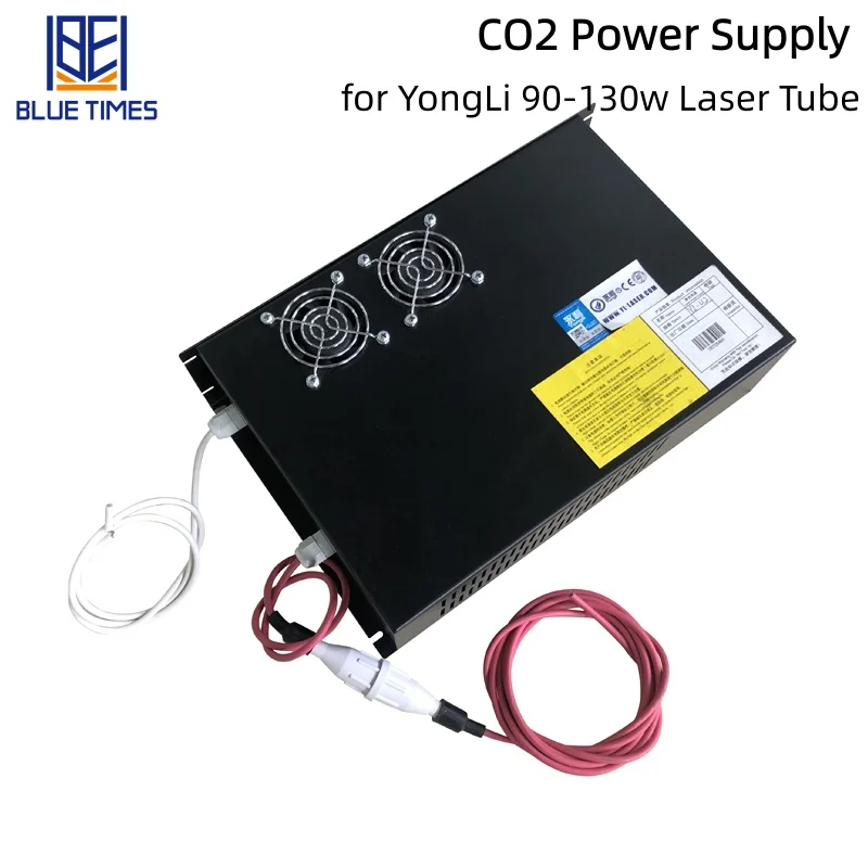 Bluetimes CO2 Laser Power Supply for 130-180W YongLi Laser Tube Output Voltage 45kV Maximum Current 35mA Size 320x210x80mm