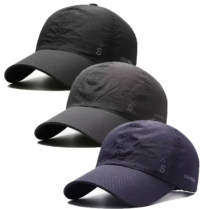 Sommer Outdoor Reise-Laufkappe, leichte, schnell trocknende und atmungsaktive Baseballkappe, Outdoor-Sonnenhut, Angelkappe, Baseballkappe – Detail 7