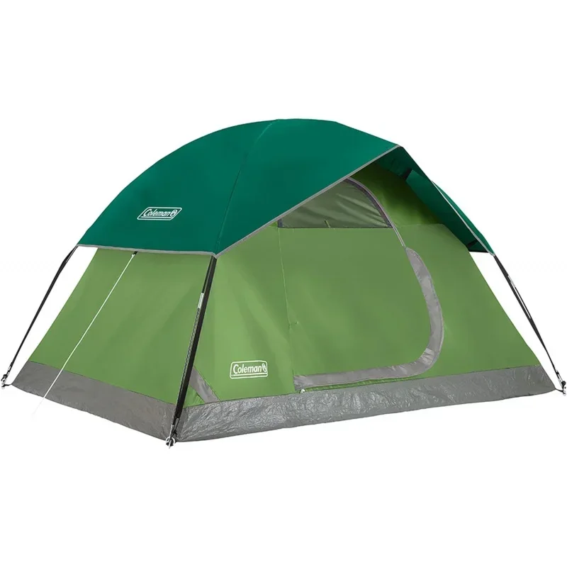 Sundome Camping Tent, 2/3/4/6 Person Dome Tent with Snag-Free Poles Easy Setup in Under 10 Mins, Included Rainfly Blocks Win