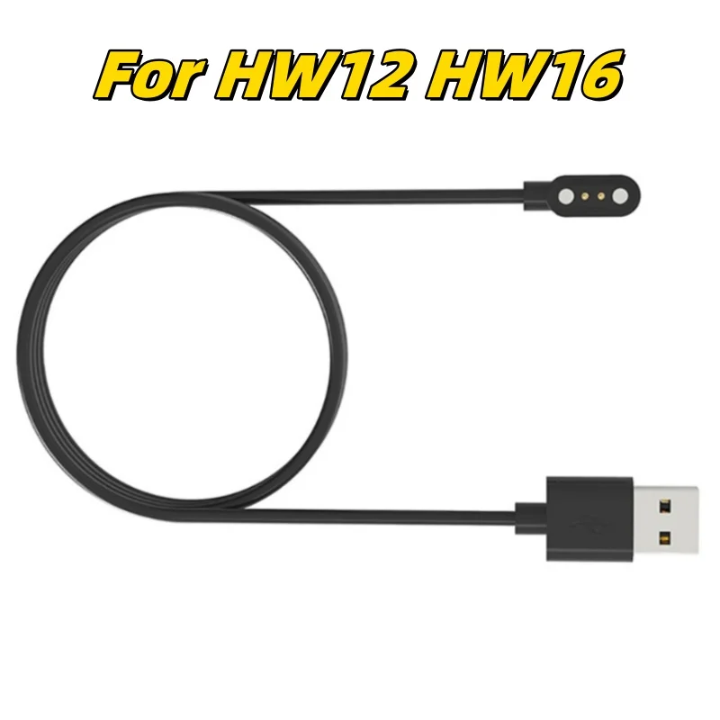 스마트워치 도크 충전기 어댑터, USB 고속 충전 케이블 코드 와이어, 스마트 워치 액세서리용 손목시계, HW12, HW16