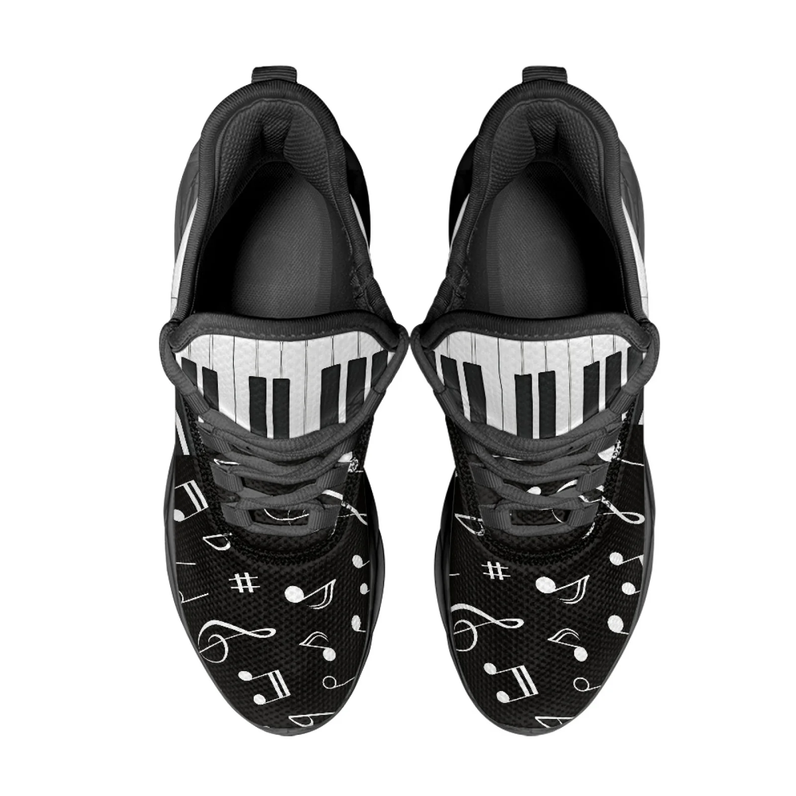 PENSTROLL Music notes Durable Mens Running Shoes Athletic Shoes for Daily Workout Casual Athletic Sneakers