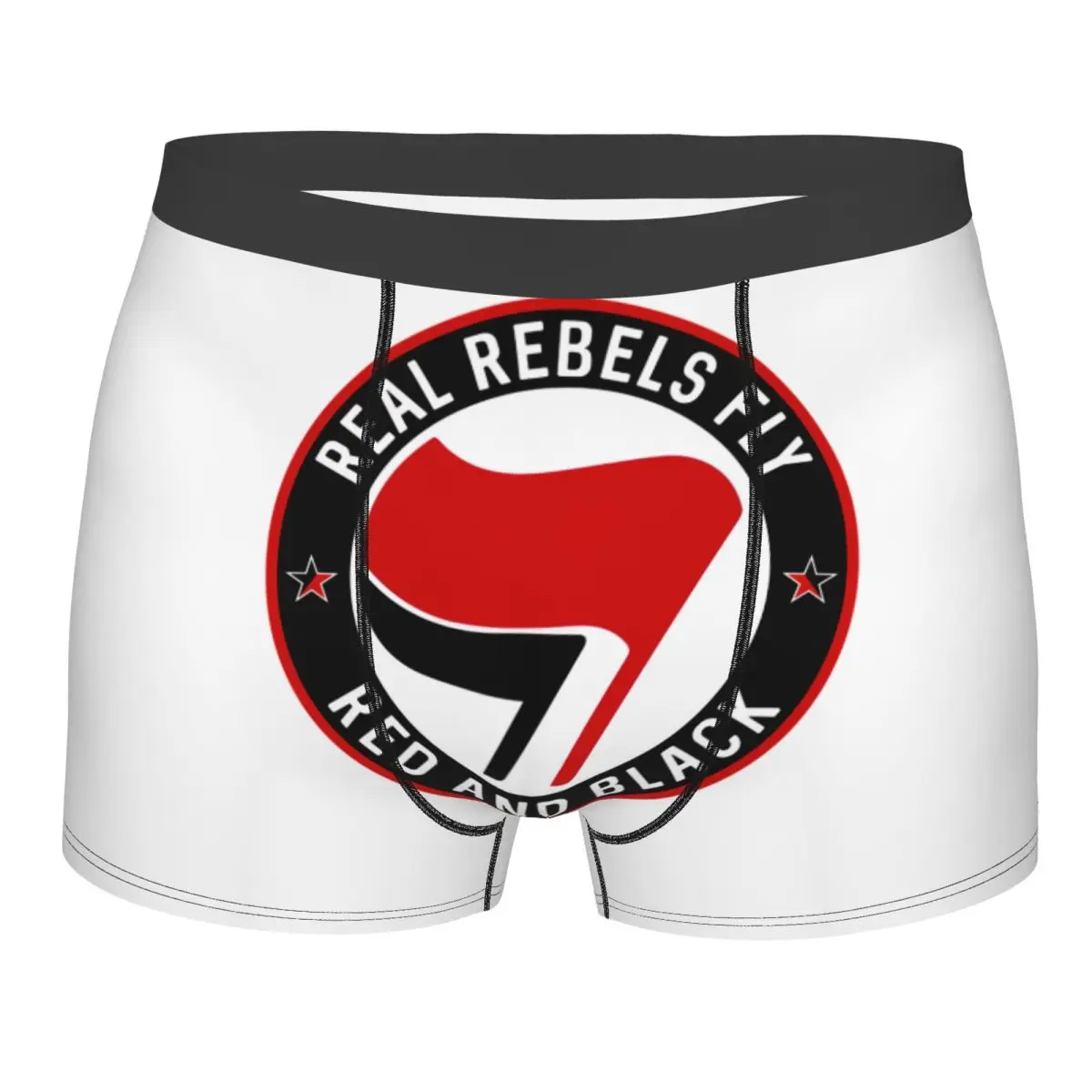 

Custom Antifaschistische Aktion Antifa Underwear Men Breathbale Boxer Briefs