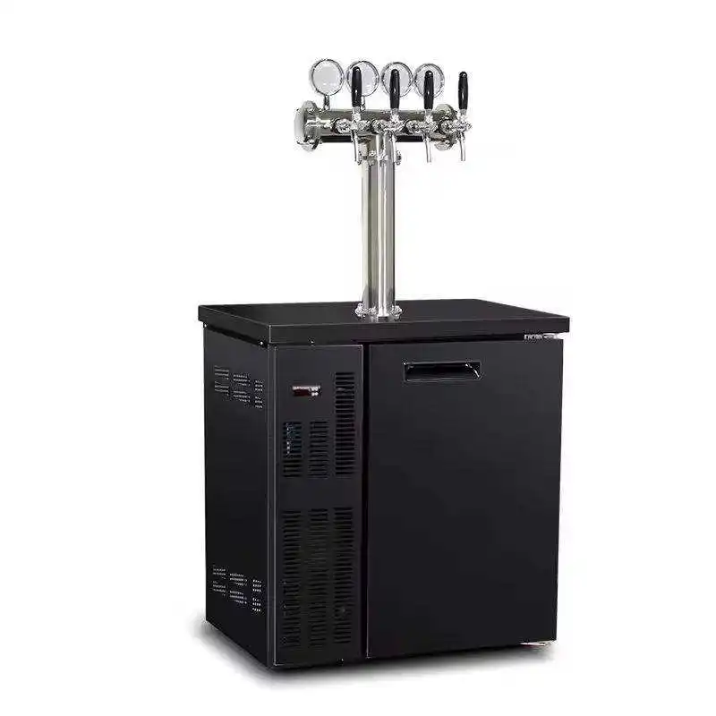 3 Faucet Integrated Air Cool Draft Beer Refrigeration Cabinet Commercial Fresh Keeping Fridge Designed