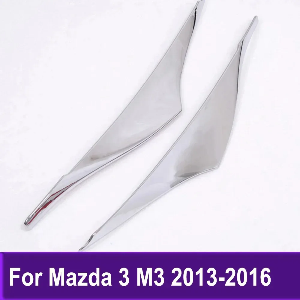 

Front Headlight Lamp Trim Head Light Lamp Strip Car Sticker For Mazda 3 M3 2013 2014 2015 2016