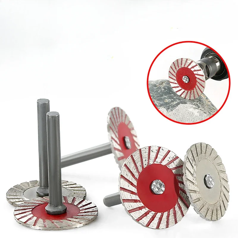 

40mm Diamond Cutting Disc 6mm Shank Circular Saw Blade Sanding Disc Grinding Wheel For For Wood Metal Stone Granite Marble