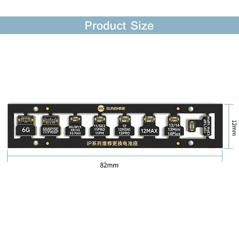 Sunshine IP Series Repair and Replace the Battery Holder Applicable to SS-908B Battery Contact Seat Replacement for IP6-14PM