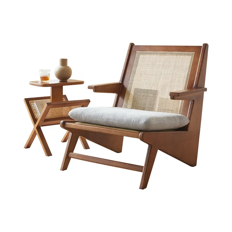 # Classic Convertible Leisure Wooden Frame Wingback Armchair for Bedroom Apartment Hotel Use
