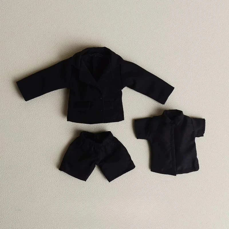 Maßstab 1:12, College-Stil, Anzug, Hemd, Weste, Shorts, Soldatenkleidung, Modell, passend für 6'' Romankey Actionfigur, Körper, Asi 3.0 BJD-Puppe – Detail 17