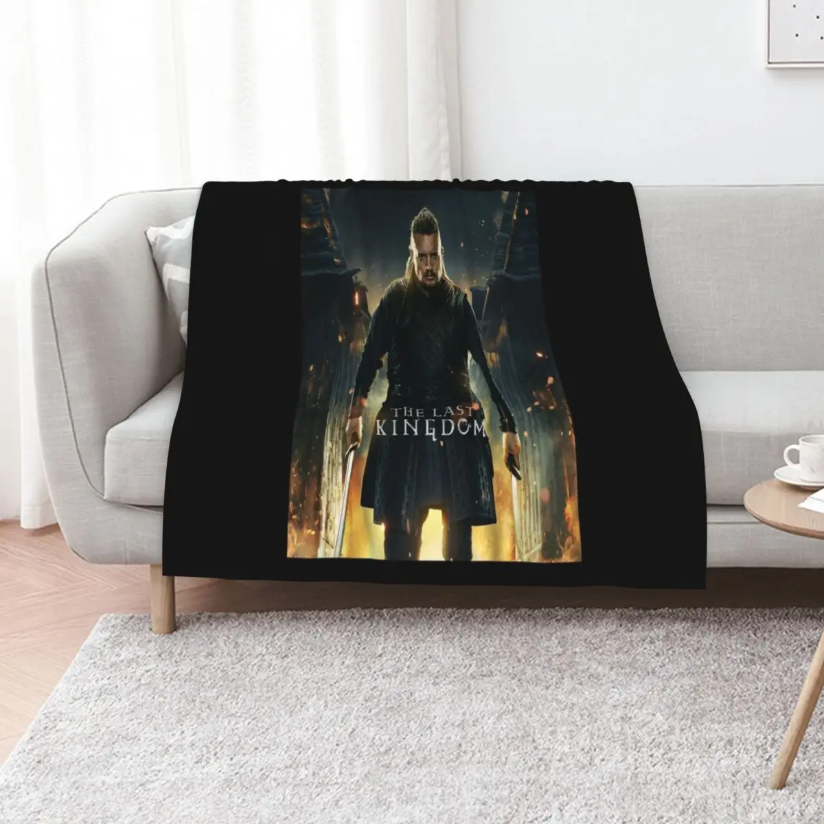Men Women Uhtred Of Bebbanburg Awesome For Music Fans Throw Blanket Flannel Fabric Decorative Sofas Hairys Blankets