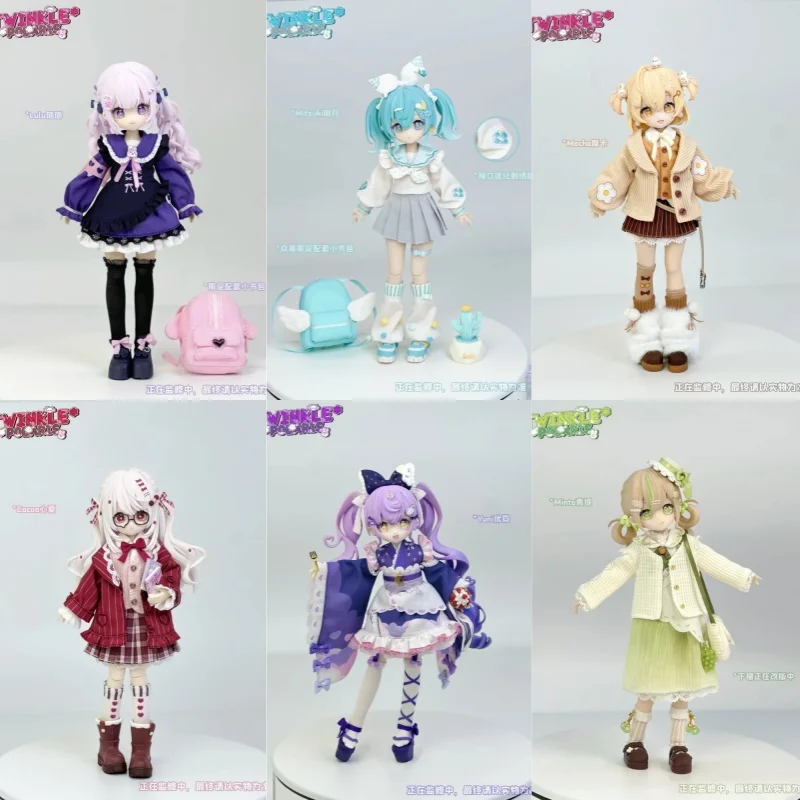 

Коллекционная фигурка BJD 1/8 (15,9 см) в закрытой упаковке, серия Twinkle*Polarisg, с подвижными суставами, аниме-аксессуар, настольное украшение, подарок, игрушка