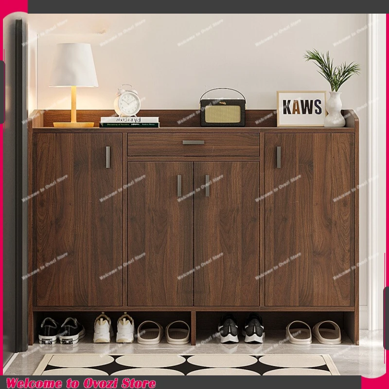 

Wooden Entry Shoe Rack Indoor Organizer Large Vertical Shoe Rack Hallway Storage Muebles Para El Hogar Entrance Furniture