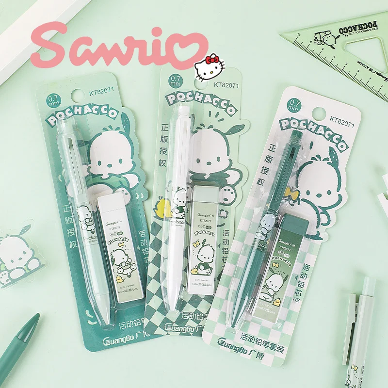 

Sanrio Character Pochacco Mechanical Pencil 0.7mm Hb Student Stationery Wholesale 3color Kawaii Writing Painting Instrument Gift