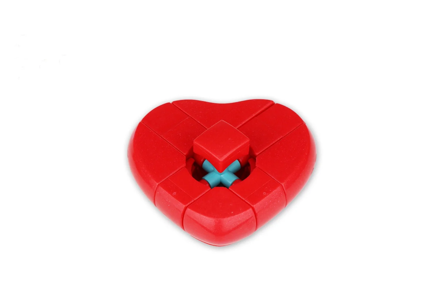 YongJaguar-Cubes magiques d'amour rouges pour enfants, Cubes magiques, Personnalité intéressante, Jouets pour enfants, Anniversaire, Noël, 3x3x3