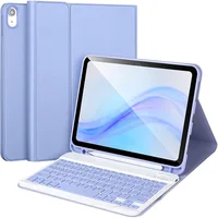 Para iPad Air 11 pulgadas M2 2024 M3 2025 funda para tableta con cubierta de teclado para iPad Air 5 2022 Air 4 Gen 2020 funda para teclado de 10,9 pulgadas