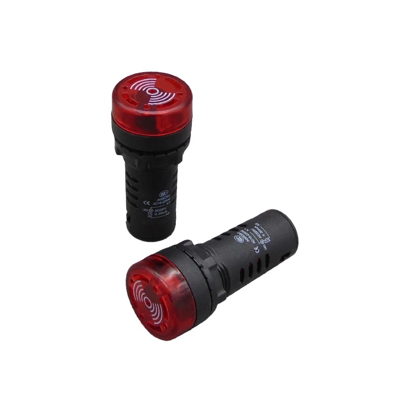 

buzzer AD16-22SM red 220V with light flash with sound Indicator Lights