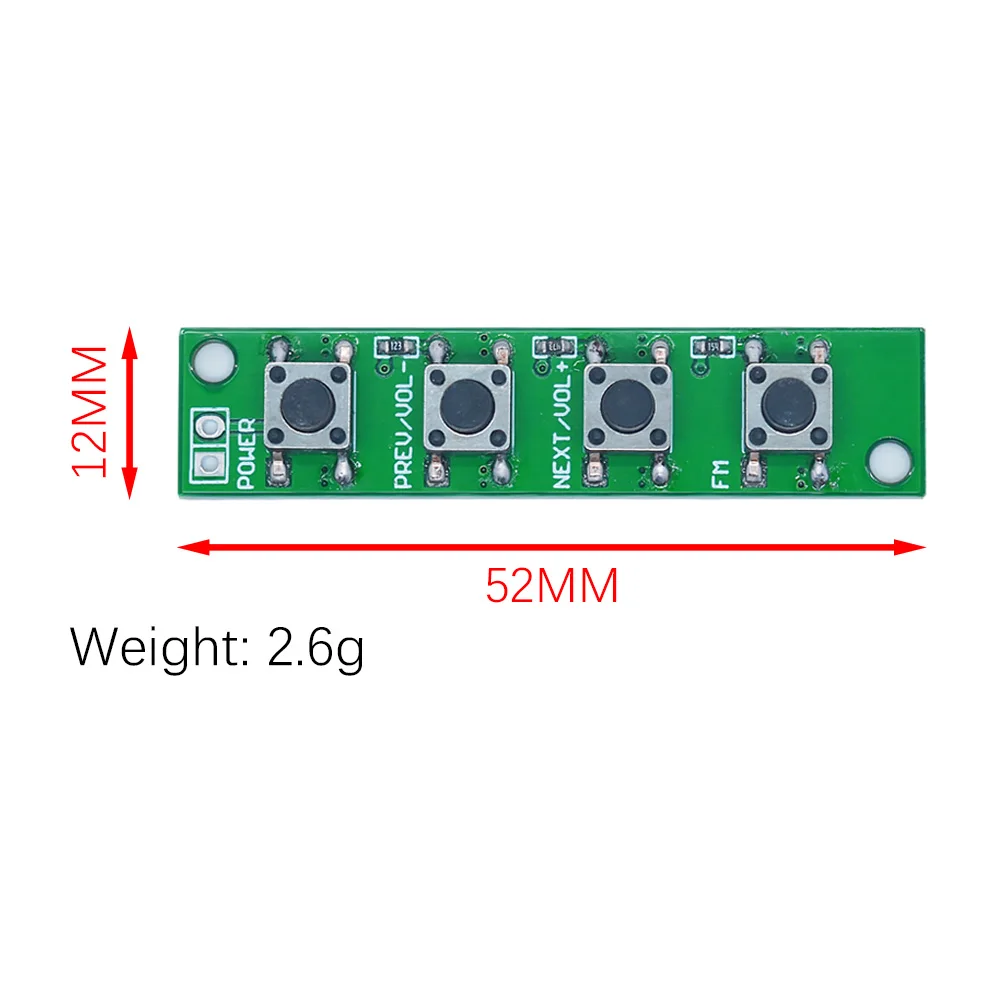 5PCS Bluetooth module matching key board Bluetooth power amplifier matching key board WAVGAT