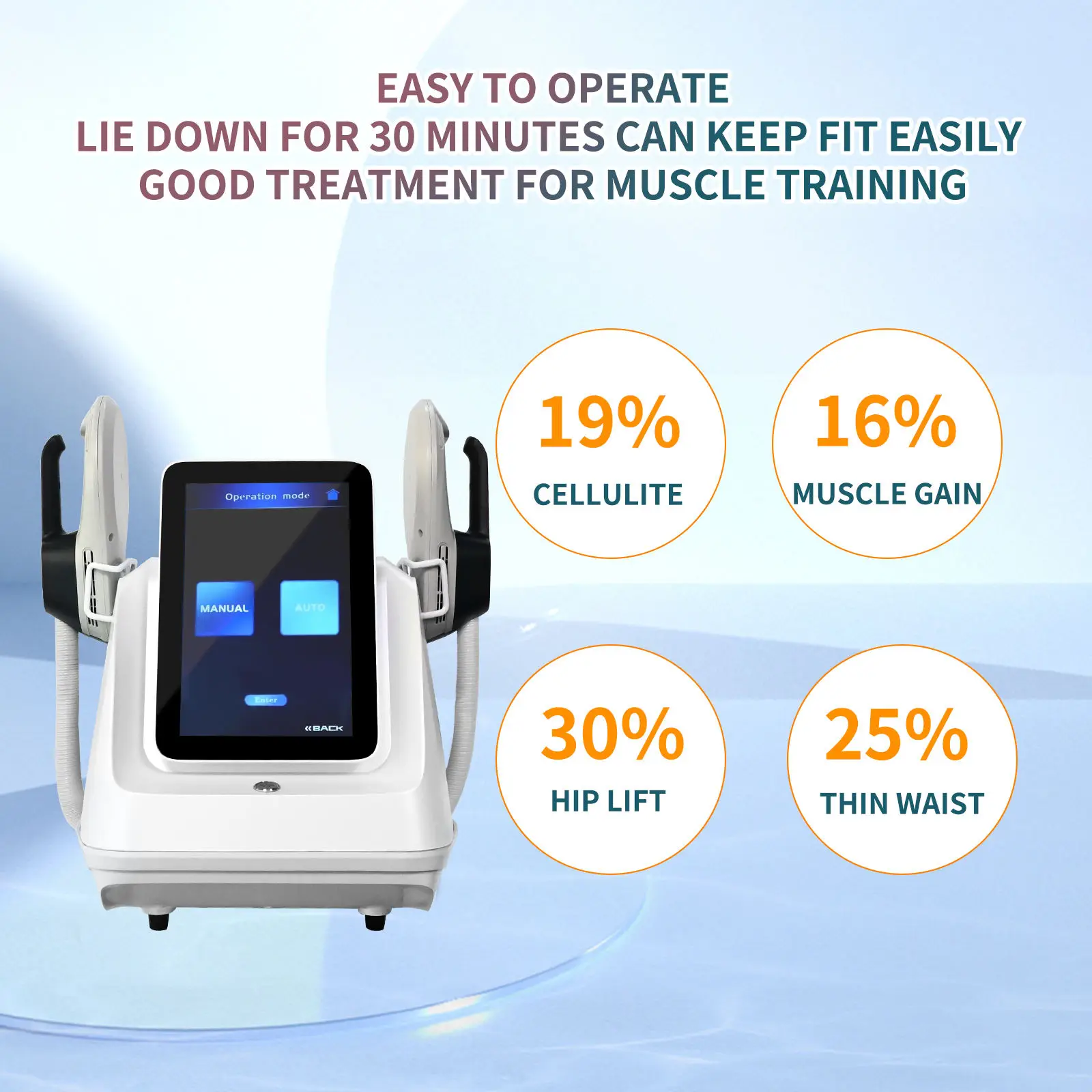 Nova HI-EMT EMS Body Slimming Machine Muscle Shaping Machine Weight Electromagnetic, Newest Emszero Neo 6500W