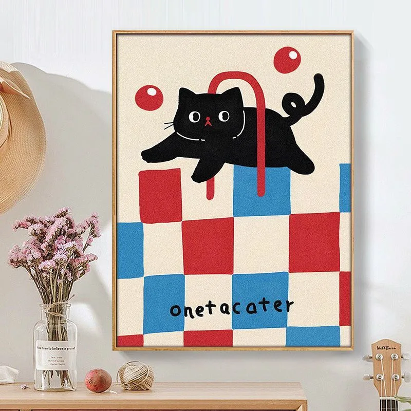 

50001 Adorable Cat Oil Painting