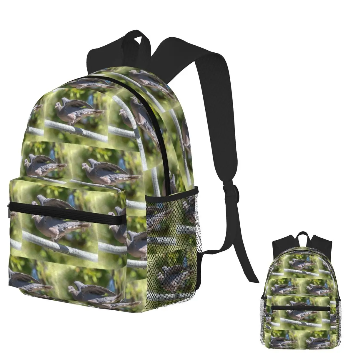 

Mourning Dove Student Backpack School Bag Hiking Travel Daypack for Boys Girls Fashion Bookbag Shoulder Bags