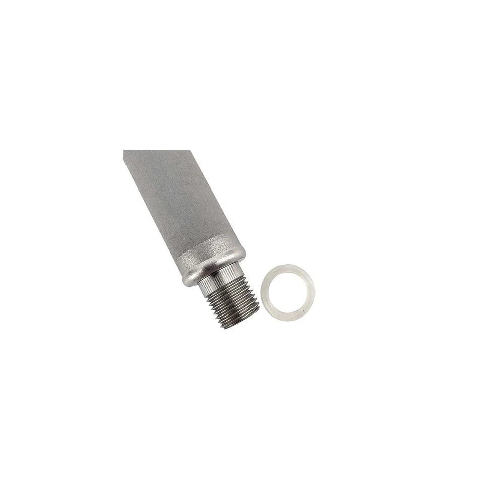 KegLand 0.22UM Stainless Steel Carbonation Stone （150mm X 1/4' Threads）Home Brewing Beer