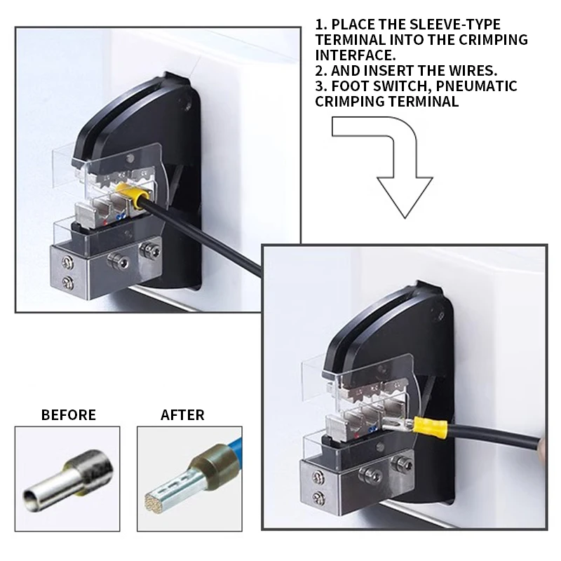 FEK-06M Pneumatic Crimping Pliers Cold Crimping Pliers Electric Terminal Crimping machine Crimping Tool