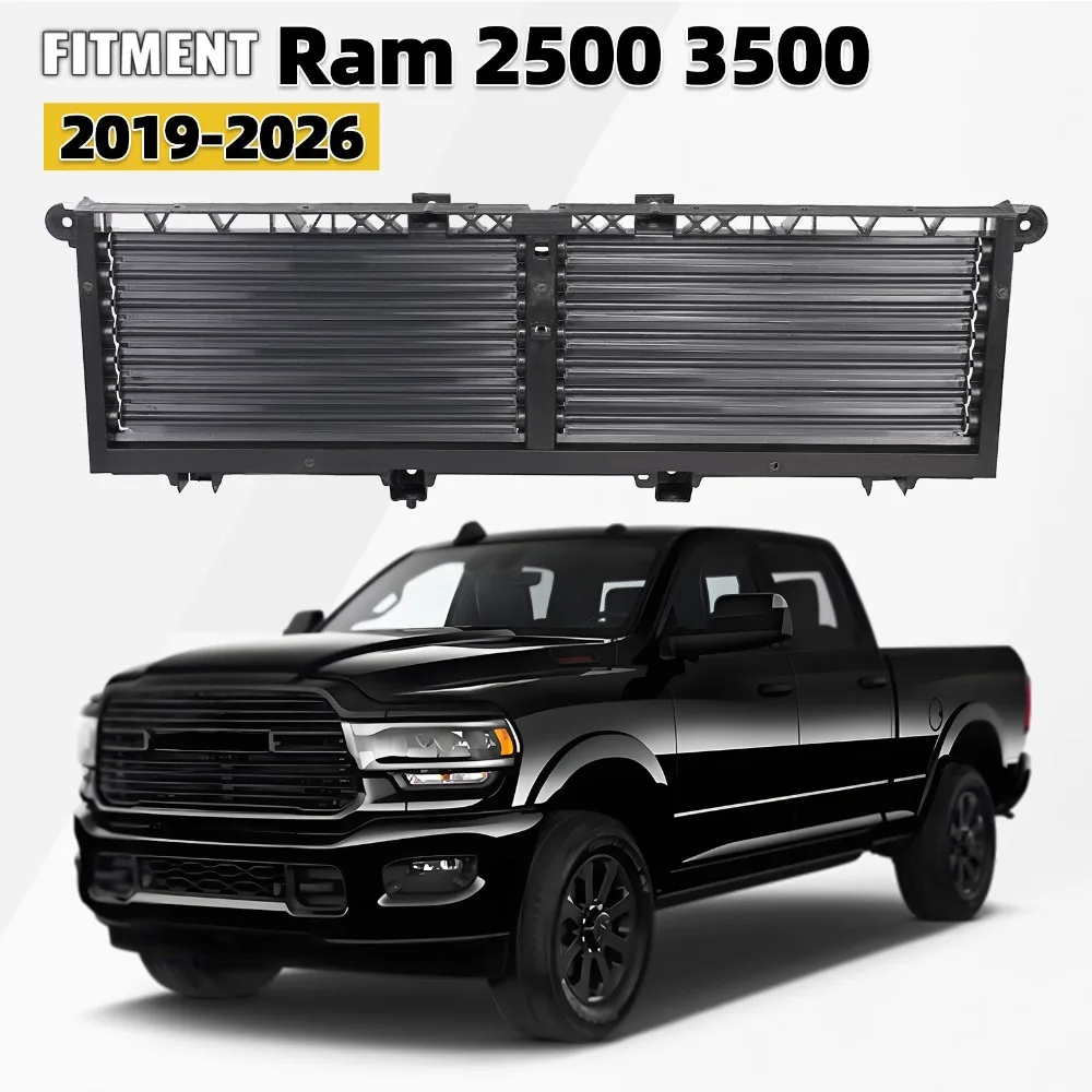 

Front Active Grille Shutter Shell For 2019-2026 Ram 2500 3500 68452775AC