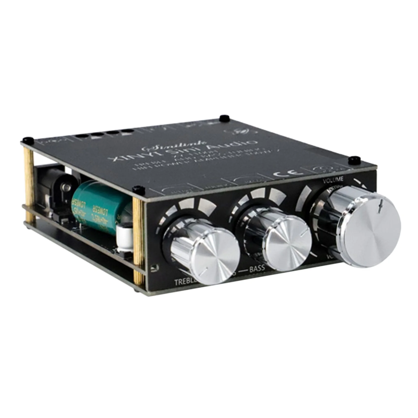 Bluetooth 5.0 TPA3116D2 Module High Bass Adjustment Stereo Digital Amplifier Board Module 100Wx2 Amplifier XY-T100H-Y41A